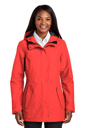 Women's Longer Rain Jacket by Port Authority