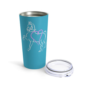 Tumbler 20oz- "I Love to Trot!"