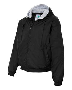 Nylon Full Zip Jacket w/ Hood