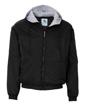 Nylon Full Zip Jacket w/ Hood