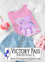 Trotting Unicorn Toddler Jersey T-Shirt